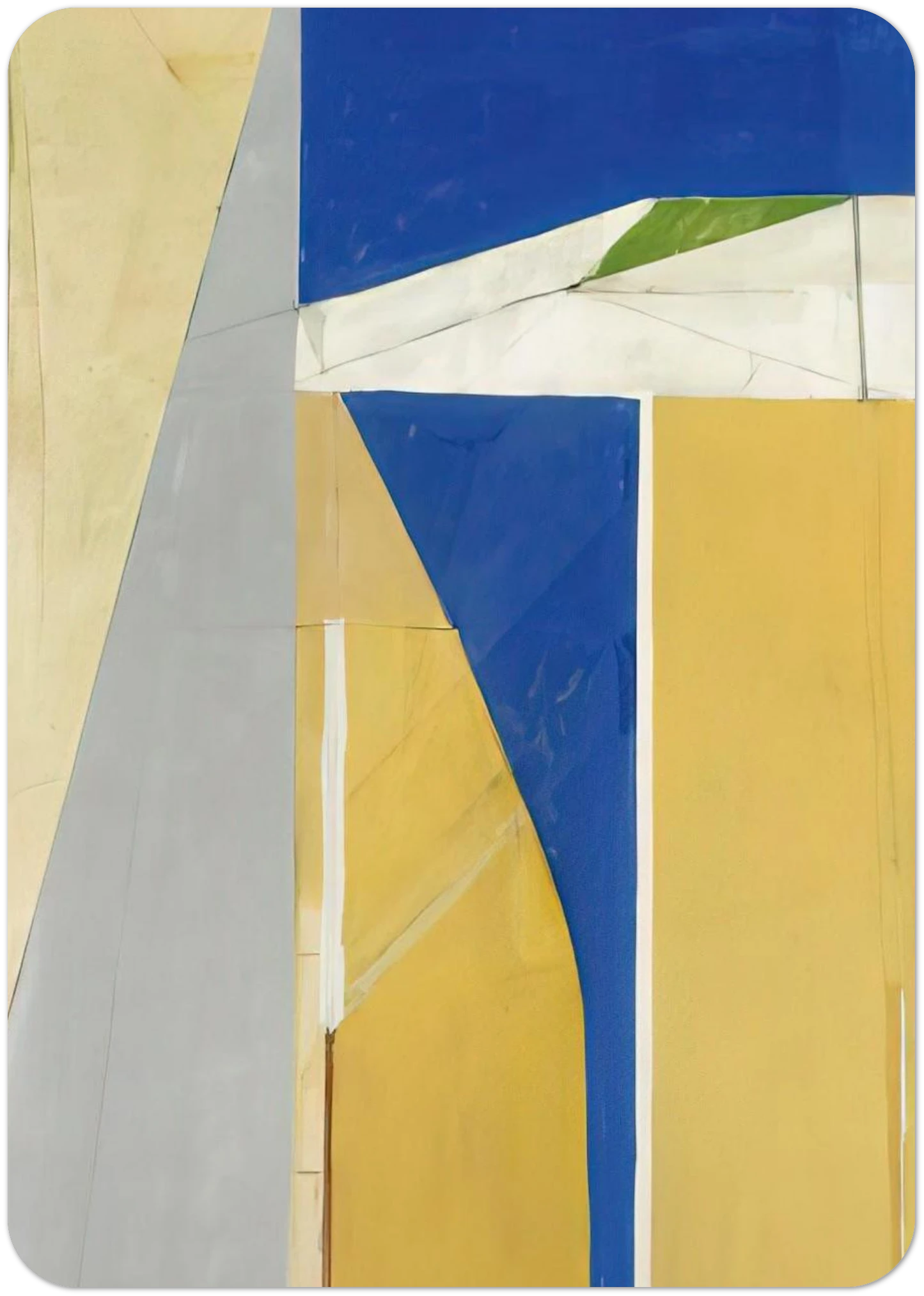 Ocean Park #32 By Richard Diebenkorn Pack of 10 Post Cards | Richard Diebenkorn Post Cards | A6 (10.5 x 14.8 cm) - 4.1 x 5.8 inches