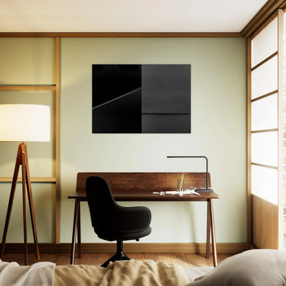 Peinture 222 x 314 cm, 24 février 2008 - 2008 - Pierre Soulages Brushed Aluminum Print - 70x100 cm / 28x40 inches | Pierre Soulages Aluminum Print | Pierre Soulages Prints