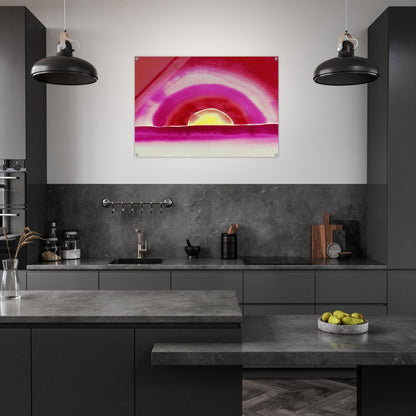 Sunrise - Georgia O'Keeffe Acrylic Print - 70x100 cm / 28x40″ inches | Georgia O'Keeffe Wall Art | Georgia O'Keeffe Prints