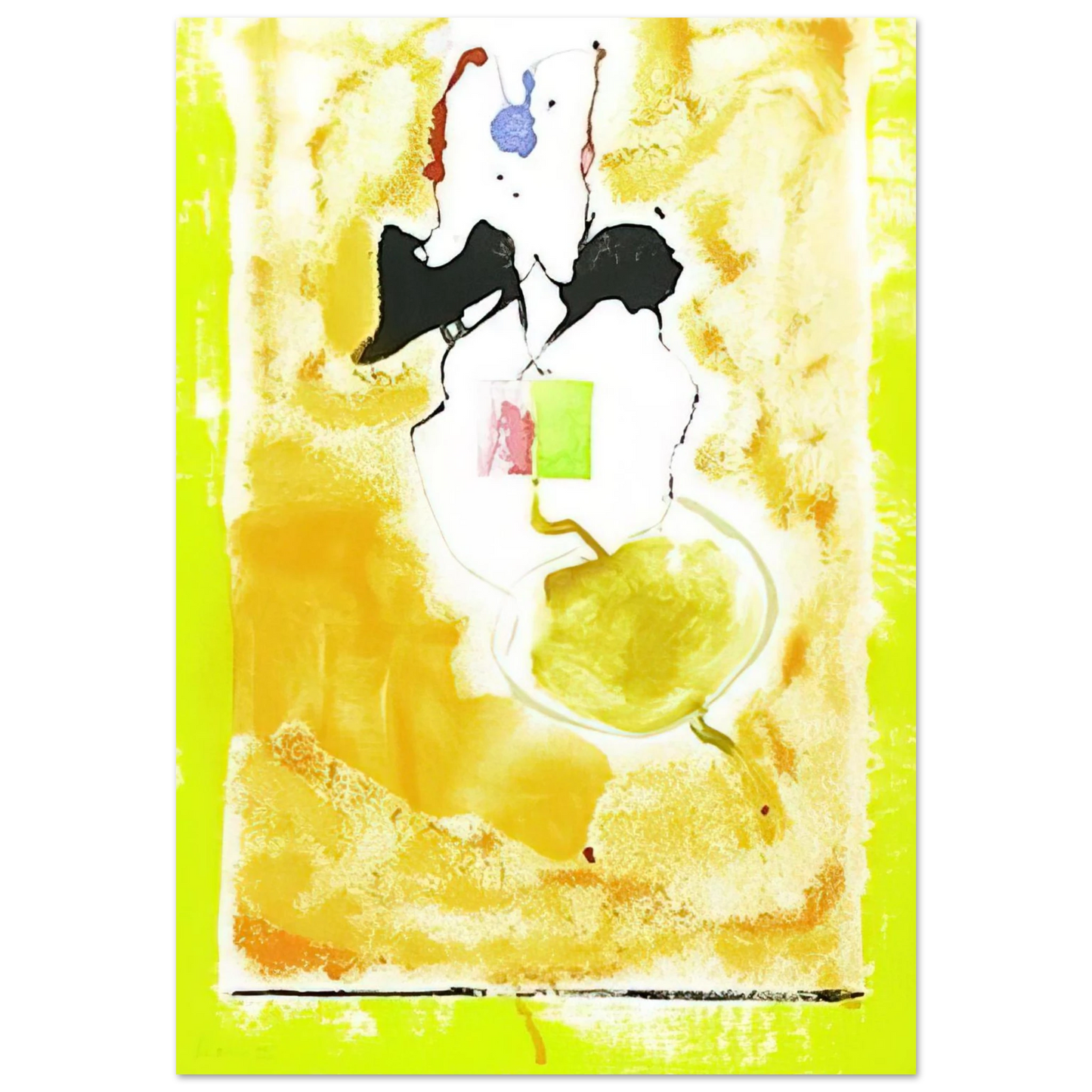 Helen Frankenthaler - Solar Imp - 2001 Wall art - 13x18 cm / 5x7 inches - Fine Art Poster-canvas - -