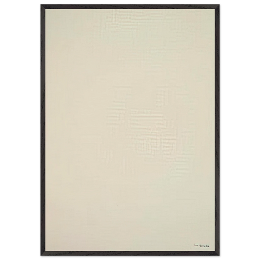 Be II - Barnett Newman 70x100 cm / 28x40 inches Framed Art Print – Black Wooden Frame