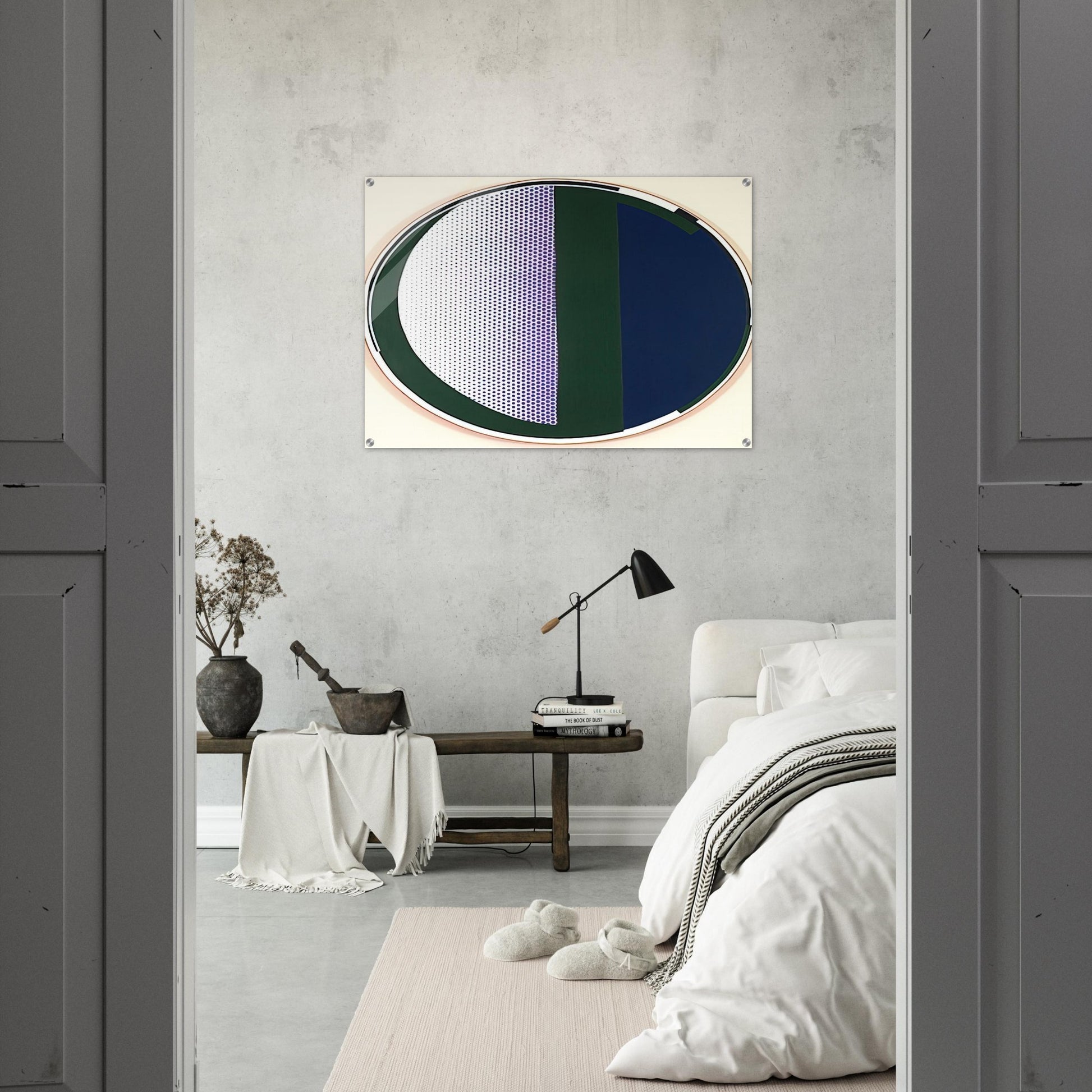MIRROR 1972 - Roy Lichtenstein Acrylic Print - 70x100 cm / 28x40″ inches | Roy Lichtenstein Wall Art | Roy Lichtenstein Prints