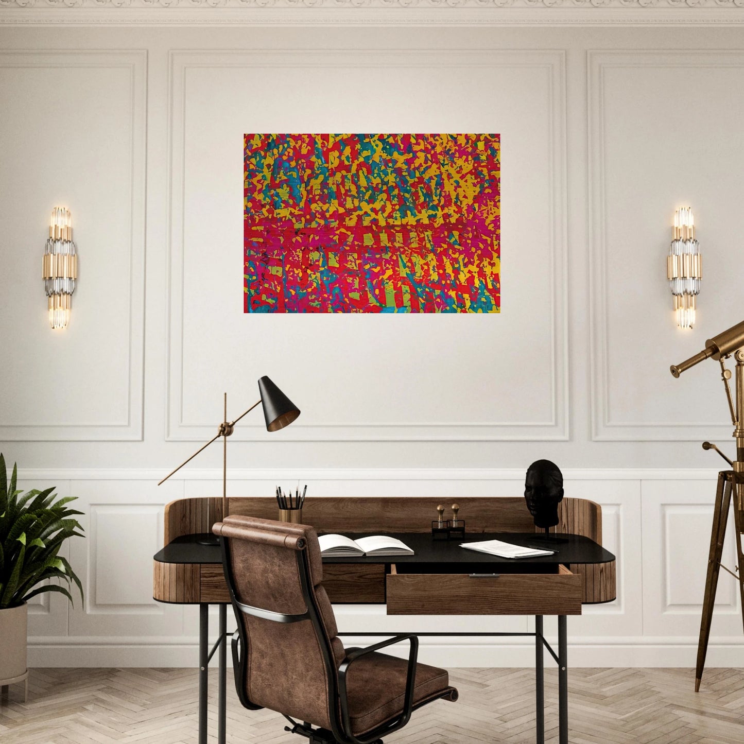 LUDORFF - Gerhard Richter Brushed Aluminum Print - 70x100 cm / 28x40 inches | Gerhard Richter Aluminum Print | Gerhard Richter Prints