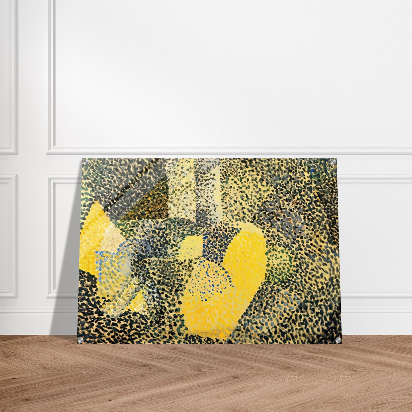 MADRID ARCHITECTURE AND POPLARS - Salvador Dali Acrylic Print - 70x100 cm / 28x40″ inches