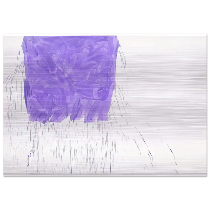 Violet - 1997 - Michel Majerus Brushed Aluminum Print - 70x100 cm / 28x40 inches | Michel Majerus Aluminum Print | Michel Majerus Prints