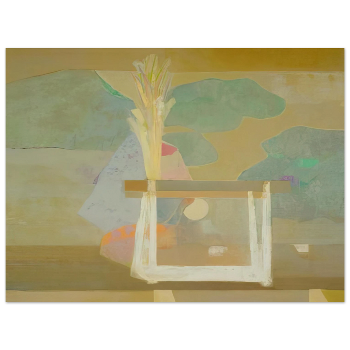 Kenzo Okada - A Well - 1966  75x100 cm / 30x40inches Fine Art Poster