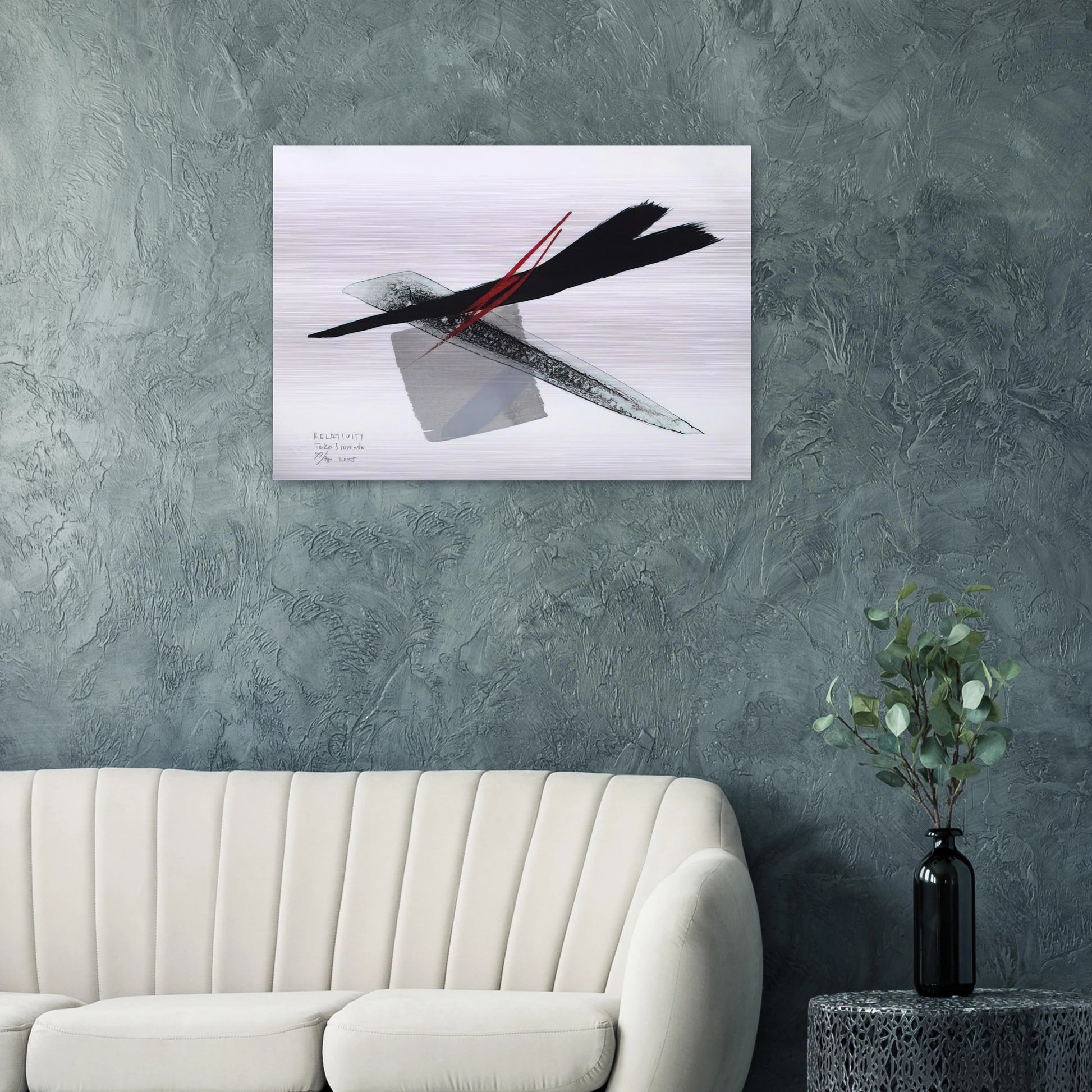 Relativity - 2005 - Toko Shinoda Brushed Aluminum Print - 70x100 cm / 28x40 inches | Toko Shinoda Aluminum Print | Toko Shinoda Prints
