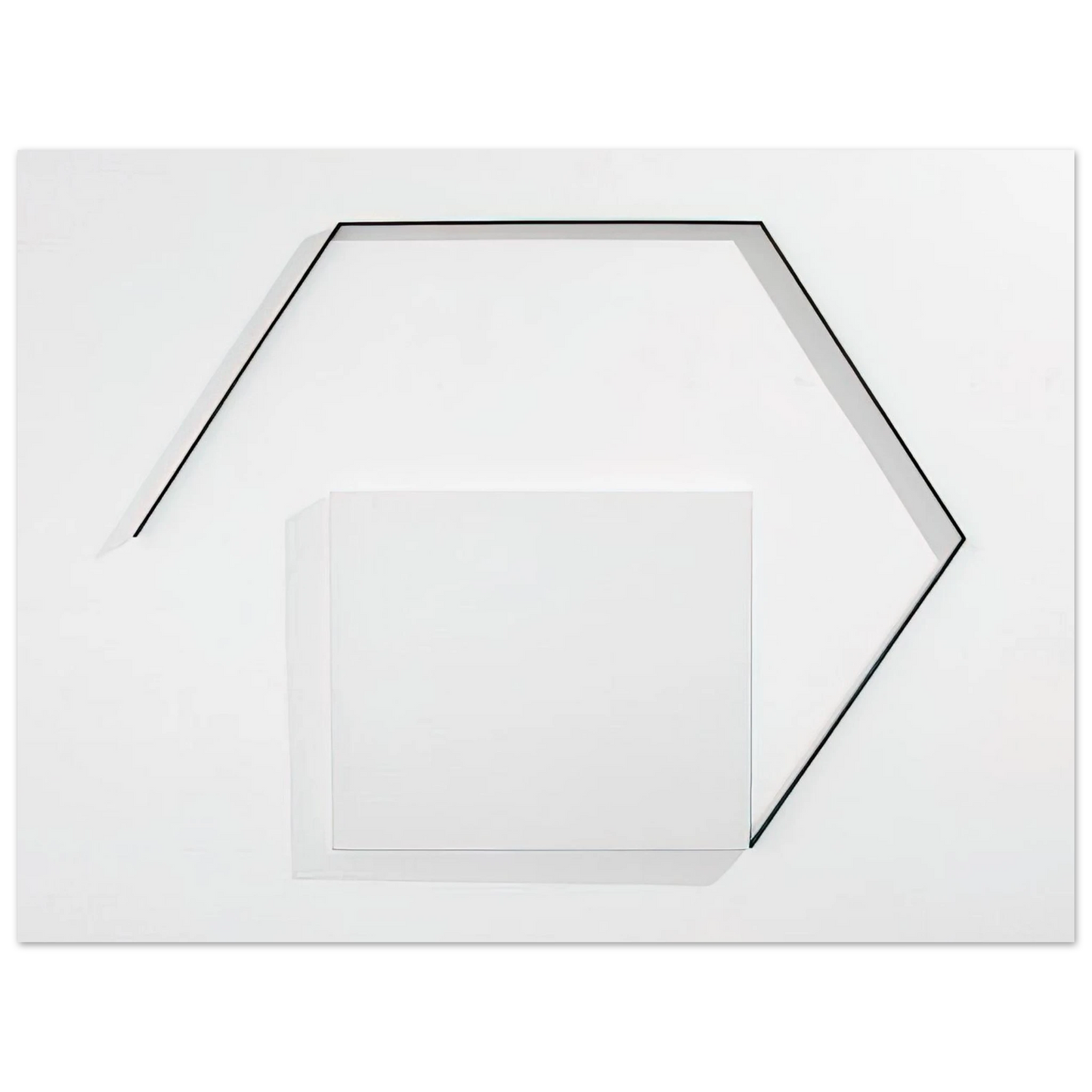 Francois Morellet - Steel-Life NÃ‚Â°43 - Minimalism  75x100 cm / 30x40inches Fine Art Poster