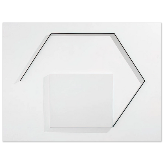 Francois Morellet - Steel-Life NÃ‚Â°43 - Minimalism  75x100 cm / 30x40inches Fine Art Poster
