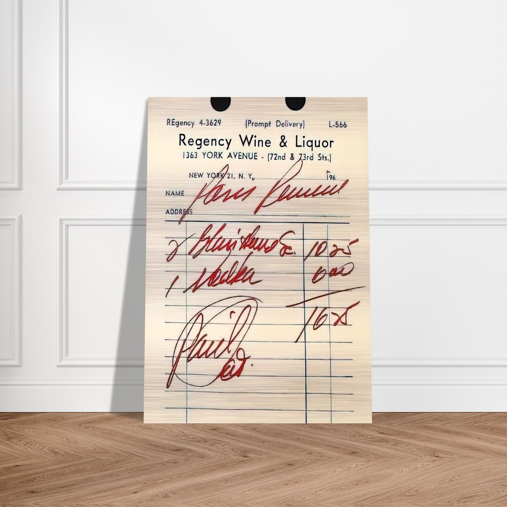 Paris Review Poster - Andy Warhol Brushed Aluminum Print - 70x100 cm / 28x40 inches | Andy Warhol Aluminum Print | Andy Warhol Prints
