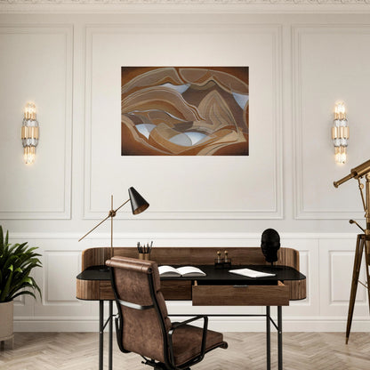 Nature Rhythms - 1950 - Lawren Harris Brushed Aluminum Print - 70x100 cm / 28x40 inches | Lawren Harris Aluminum Print | Lawren Harris Prints
