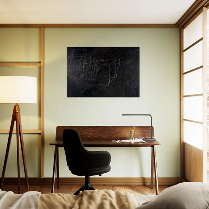 Night Watch - Cy Twombly Brushed Aluminum Print - 70x100 cm / 28x40 inches | Cy Twombly Aluminum Print | Cy Twombly Prints