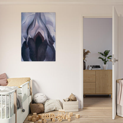 Black Iris III - Georgia O'Keeffe Brushed Aluminum Print - 70x100 cm / 28x40 inches | Georgia O'Keeffe Aluminum Print | Georgia O'Keeffe Prints