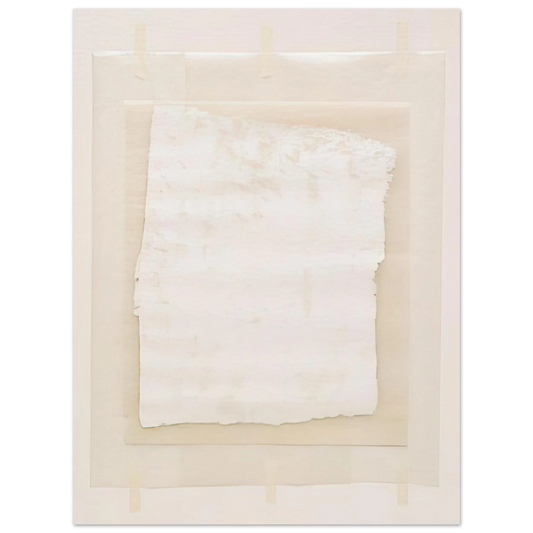 Robert Ryman - Surface Veil - 1970  75x100 cm / 30x40inches Fine Art Poster