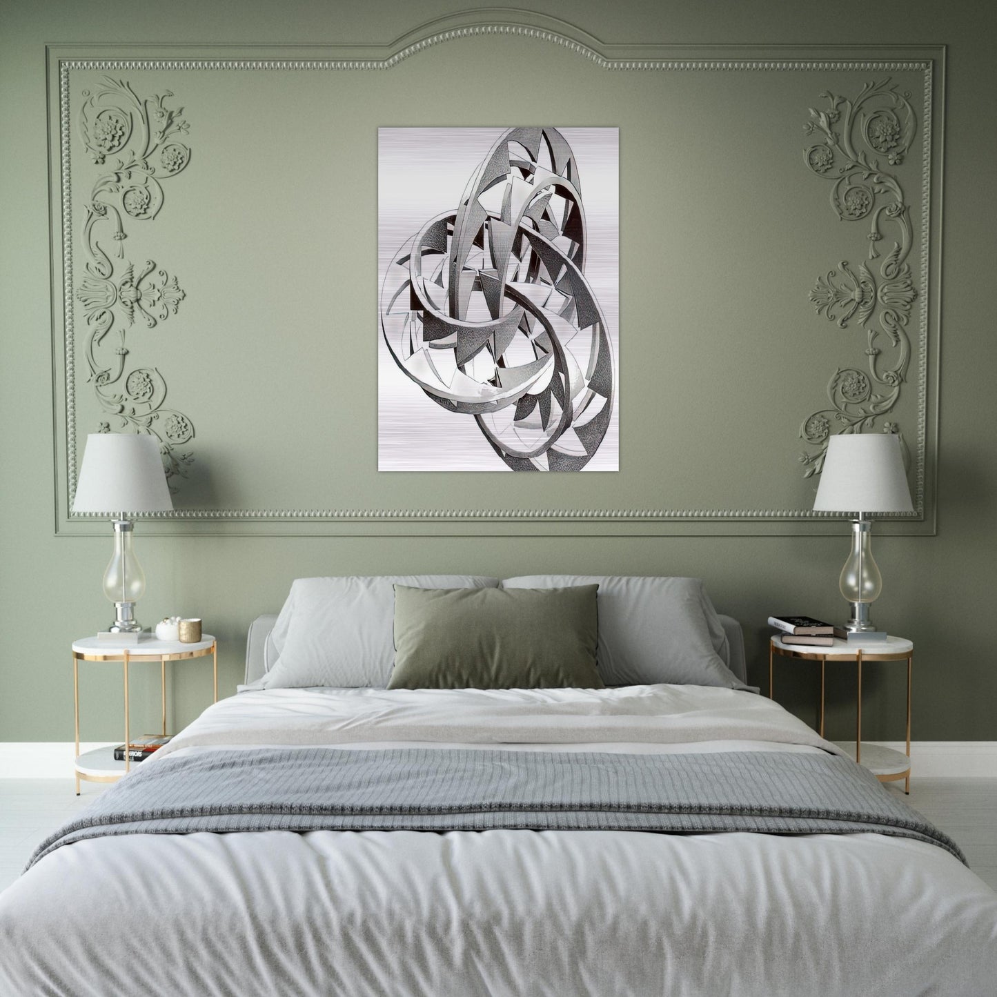 KNOT - MC Escher Brushed Aluminum Print - 70x100 cm / 28x40 inches | MC Escher Aluminum Print | MC Escher Prints