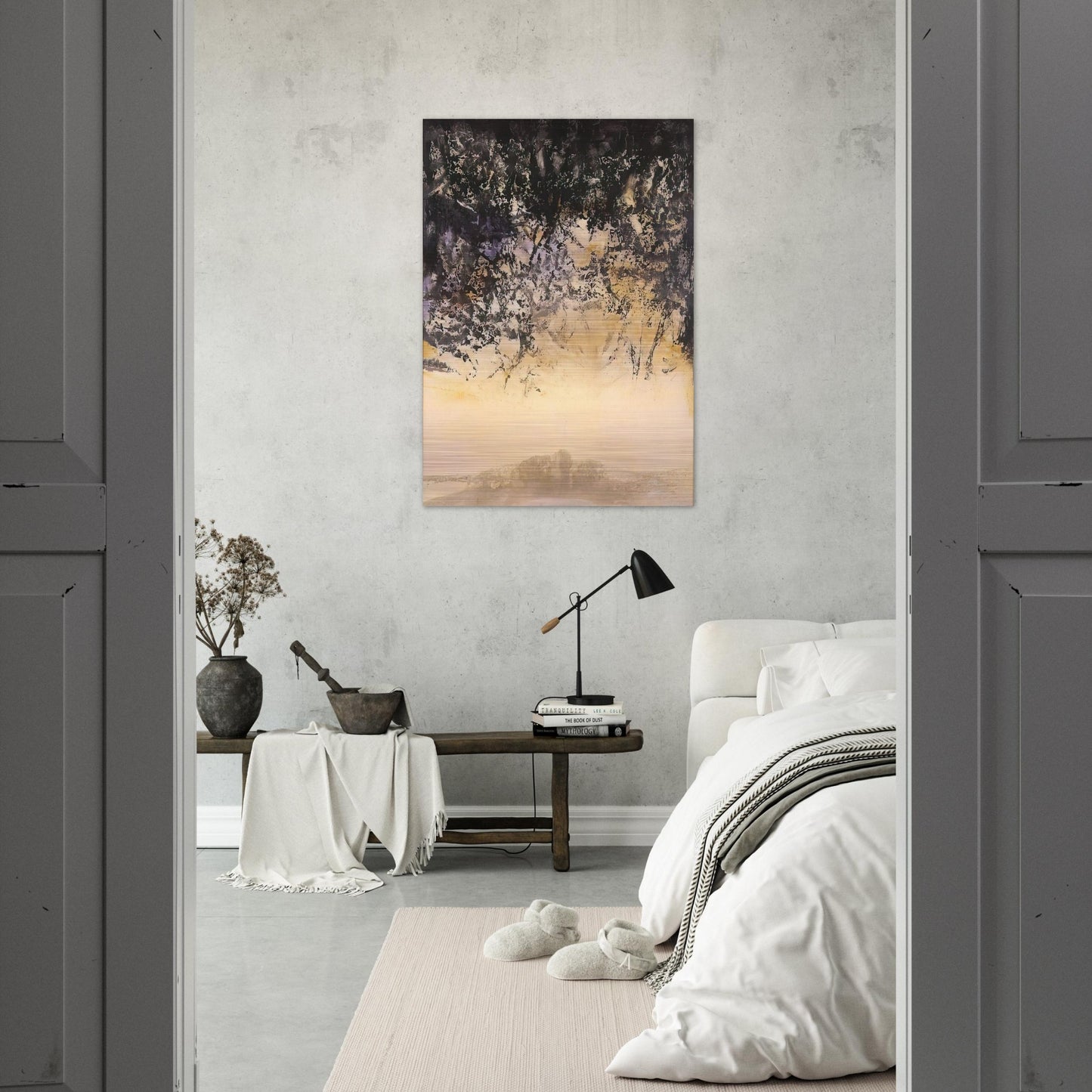 11 11 1996 1996 - Zao Wou-Ki Brushed Aluminum Print - 70x100 cm / 28x40 inches | Zao Wou-Ki Aluminum Print | Zao Wou-Ki Prints