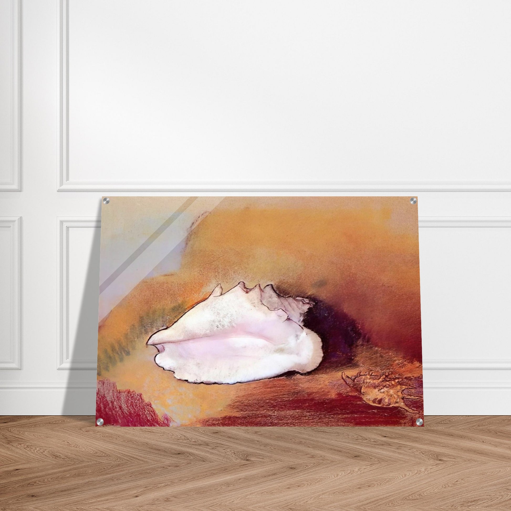 THE SEASHELL 1912 - Odilon Redon Acrylic Print - 70x100 cm / 28x40″ inches