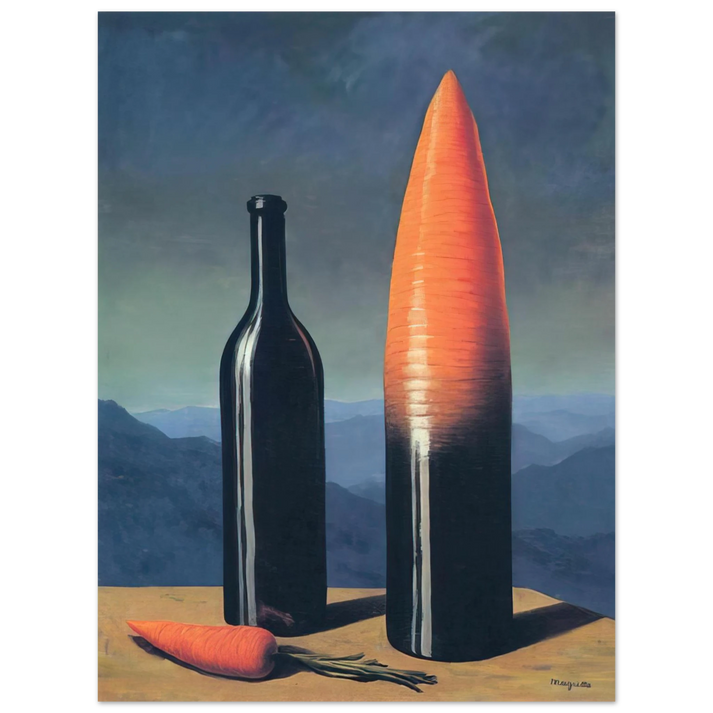 Rene Magritte - THE EXPLANATION 1952  75x100 cm / 30x40inches Fine Art Poster