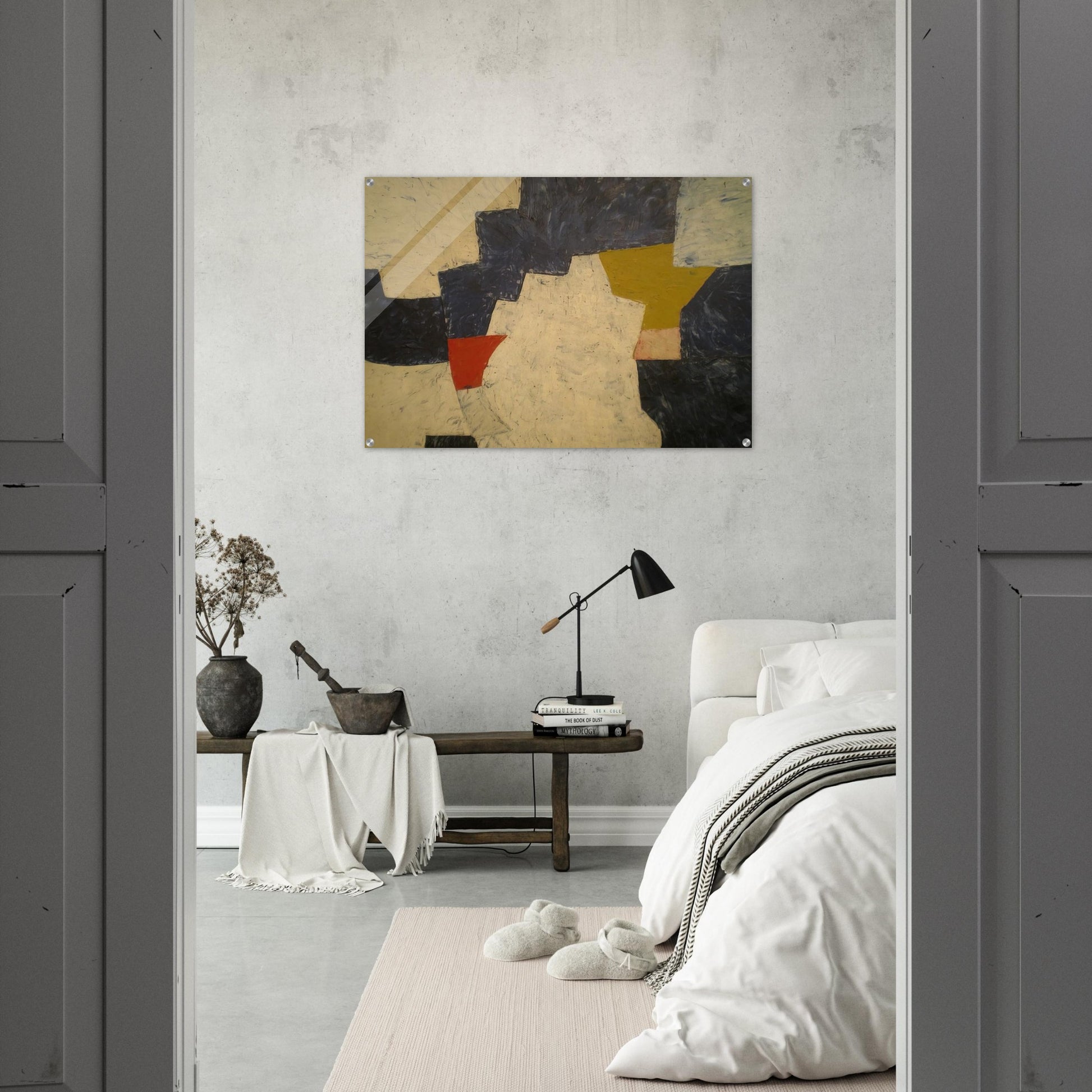 Composition - 1952 - Serge Poliakoff Acrylic Print - 70x100 cm / 28x40″ inches