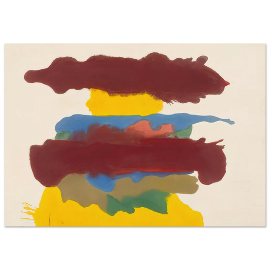 Helen Frankenthaler - Weather Change - 1963 Wall art - 13x18 cm / 5x7 inches - Fine Art Poster-canvas - -