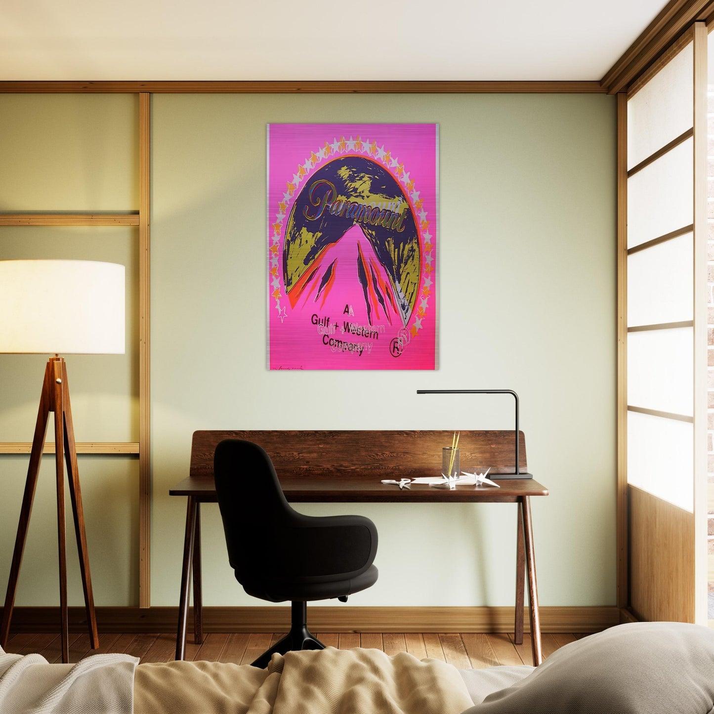 Paramount - Andy Warhol Brushed Aluminum Print - 70x100 cm / 28x40 inches | Andy Warhol Aluminum Print | Andy Warhol Prints