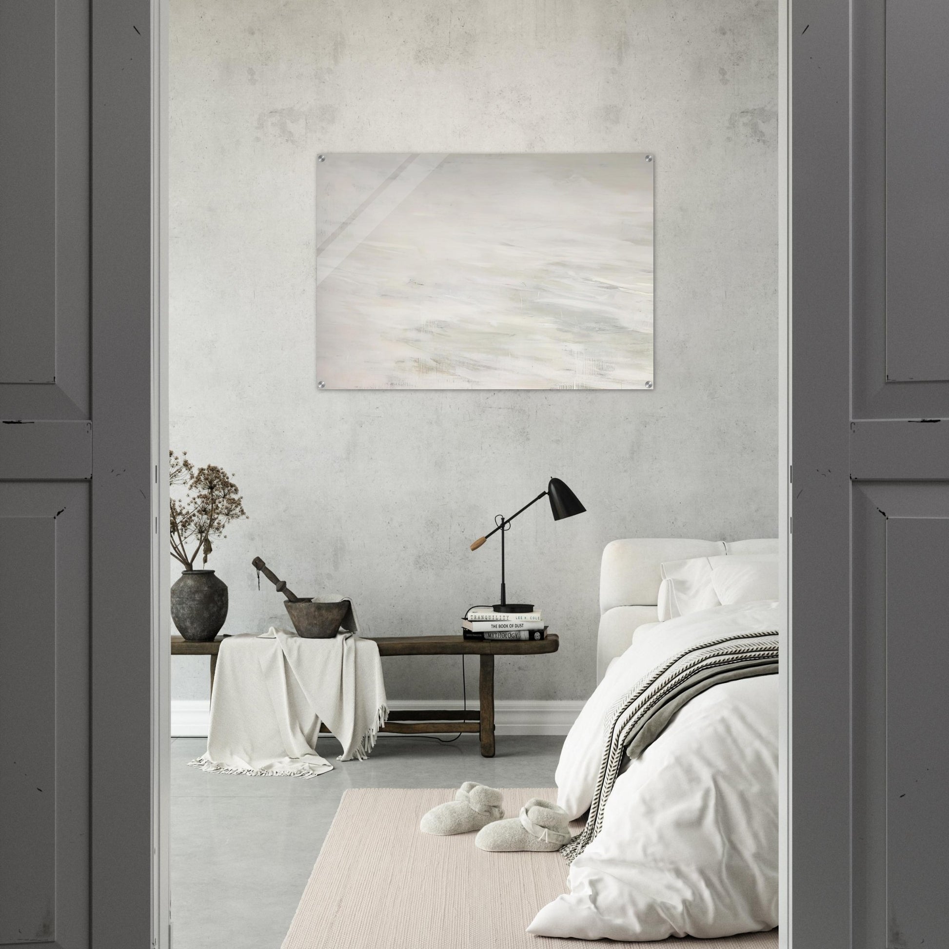 Hero and Leandro  A Painting in Four Parts  Part III - Cy Twombly Acrylic Print - 70x100 cm / 28x40″ inches