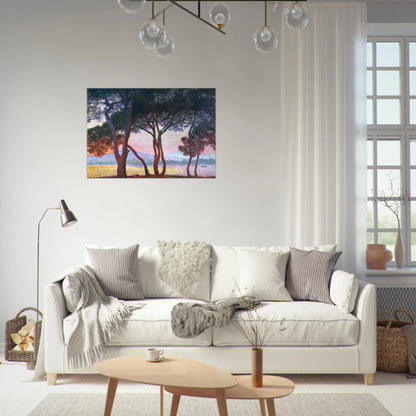 Juan-les-Pins - claude monet Brushed Aluminum Print - 70x100 cm / 28x40 inches | claude monet Aluminum Print | claude monet Prints