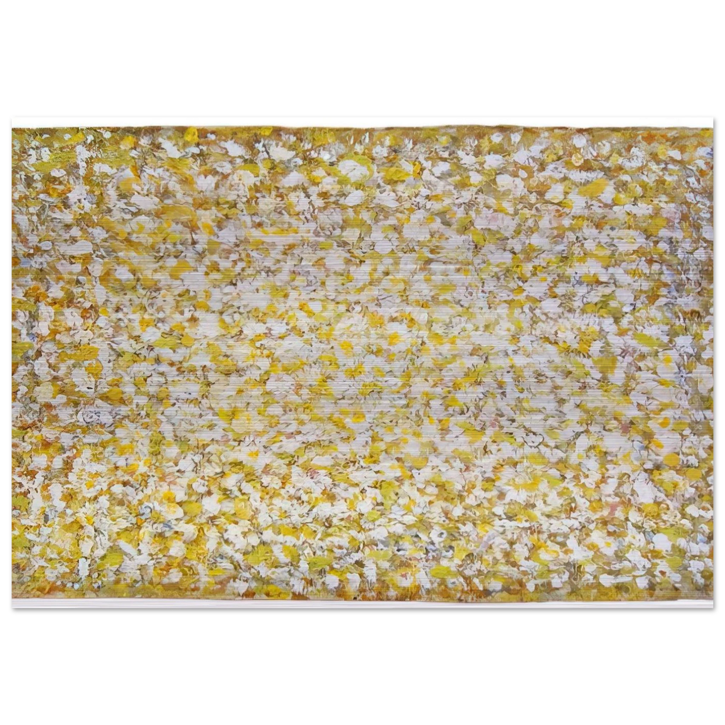 Serpentine Saffron - Richard Pousette-Dart Brushed Aluminum Print - 70x100 cm / 28x40 inches | Richard Pousette-Dart Aluminum Print | Richard Pousette-Dart Prints