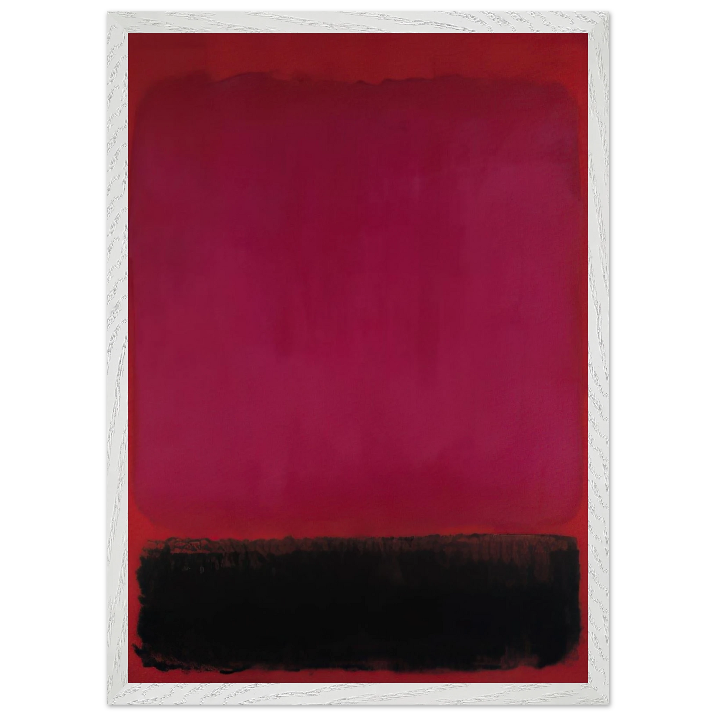 Helen Frankenthaler - Untitled - 1967 Wall art - A3 (29.7 x 42  cm) - Premium Wooden Framed Poster With Fine Art Paper-canvas - White frame