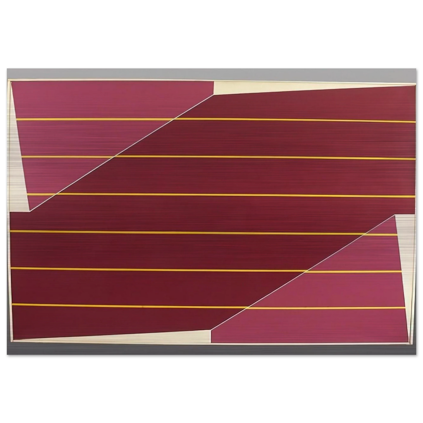 Line Rotation - 1964 - Larry Zox Brushed Aluminum Print - 70x100 cm / 28x40 inches | Larry Zox Aluminum Print | Larry Zox Prints
