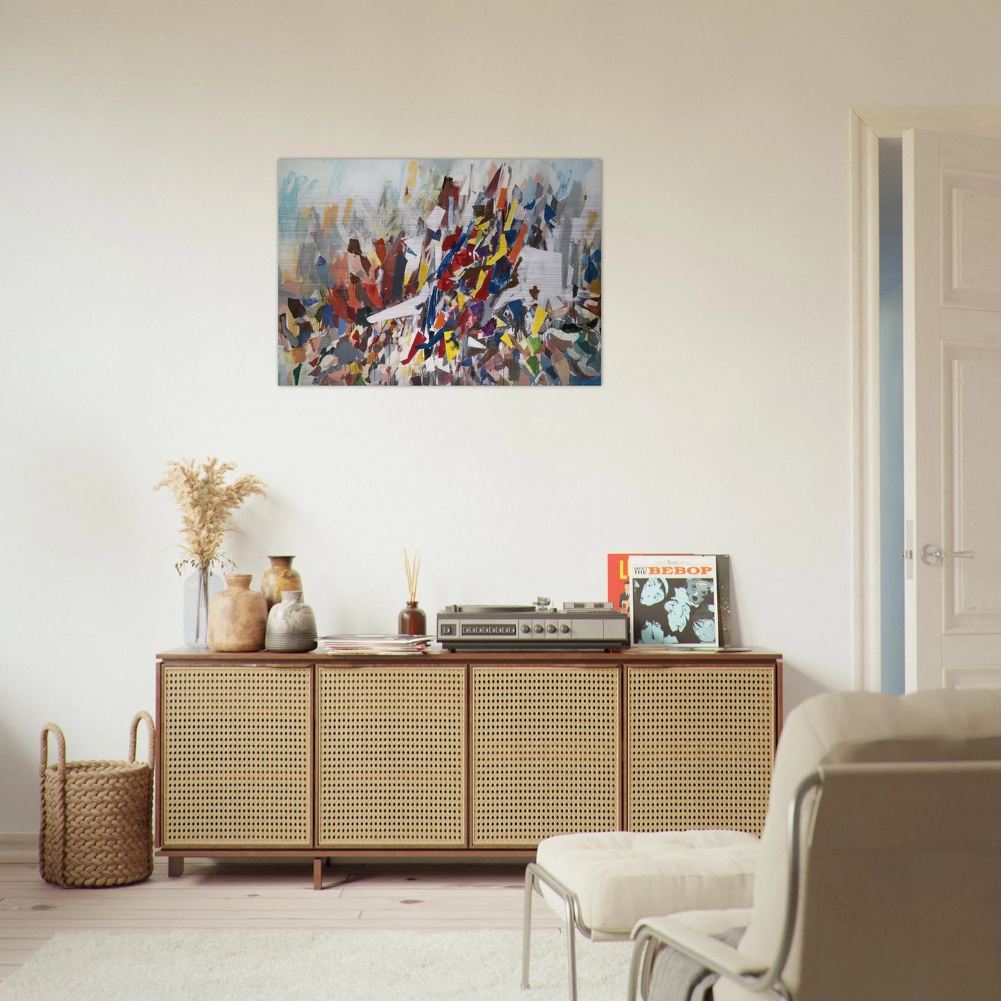 9th Street - 1978 - Robert Goodnough Brushed Aluminum Print - 70x100 cm / 28x40 inches | Robert Goodnough Aluminum Print | Robert Goodnough Prints