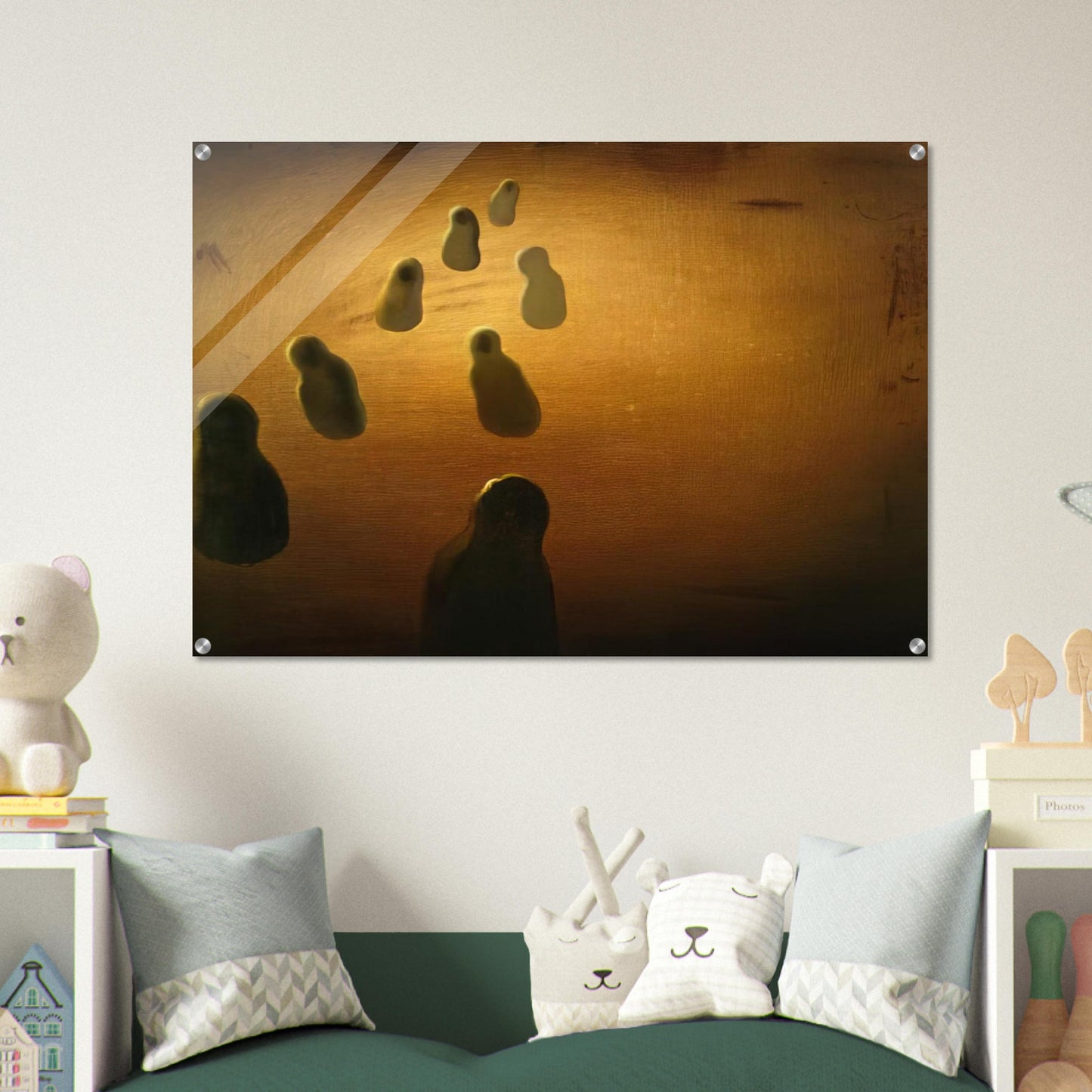 STUDY FOR DEOXYRIBONUCLEIC ACID ARABS - Salvador Dali Acrylic Print - 70x100 cm / 28x40″ inches