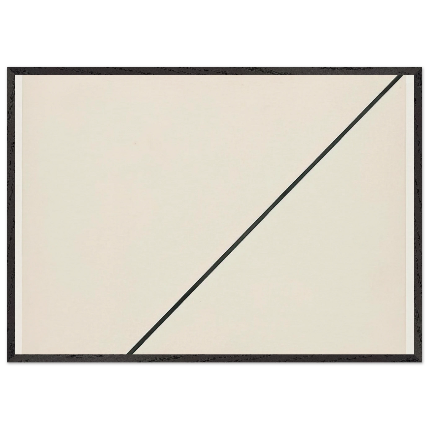 Diagonal - Ellsworth Kelly 70x100 cm / 28x40 inches Framed Art Print – Black Wooden Frame