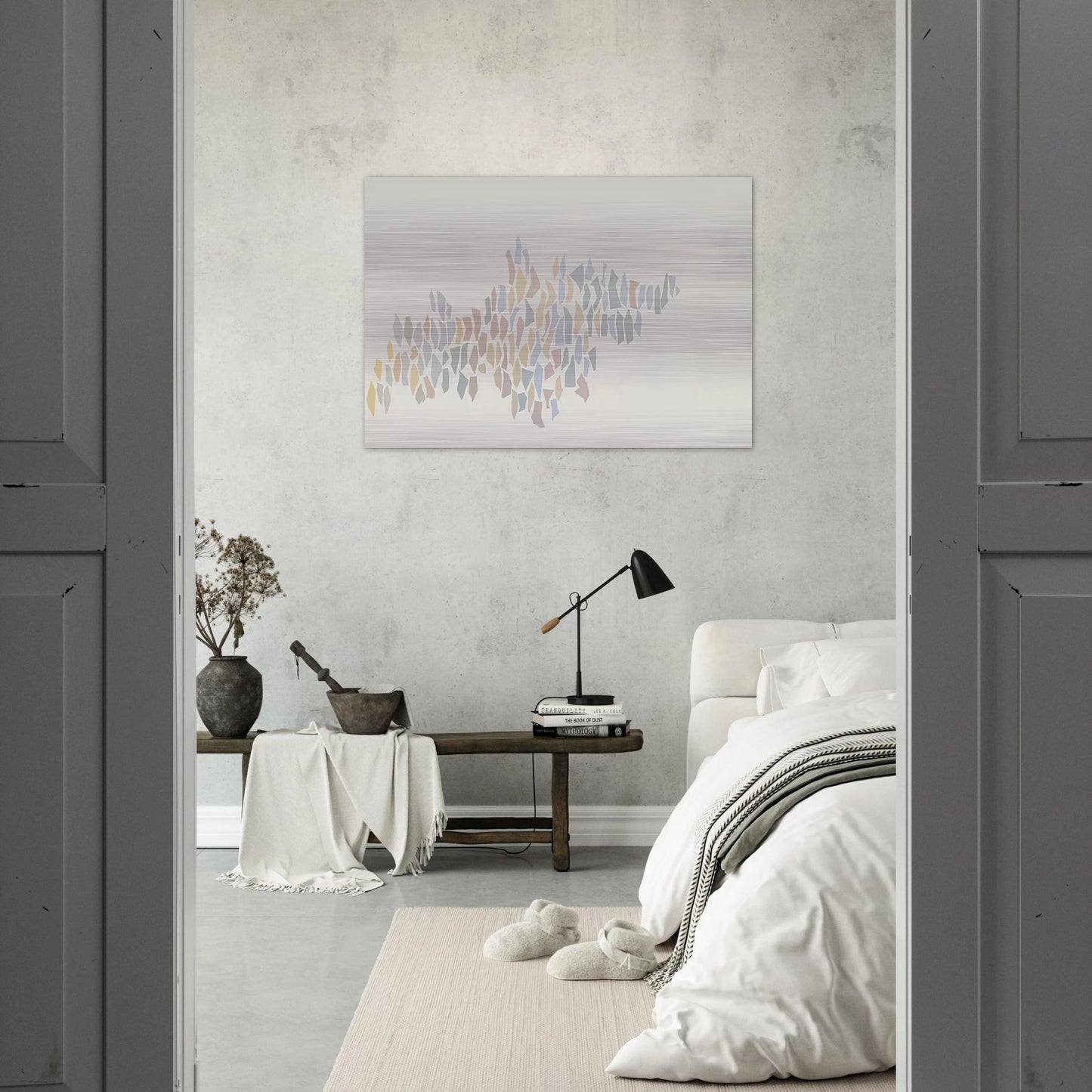 Untitled - 1970 - Robert Goodnough Brushed Aluminum Print - 70x100 cm / 28x40 inches | Robert Goodnough Aluminum Print | Robert Goodnough Prints