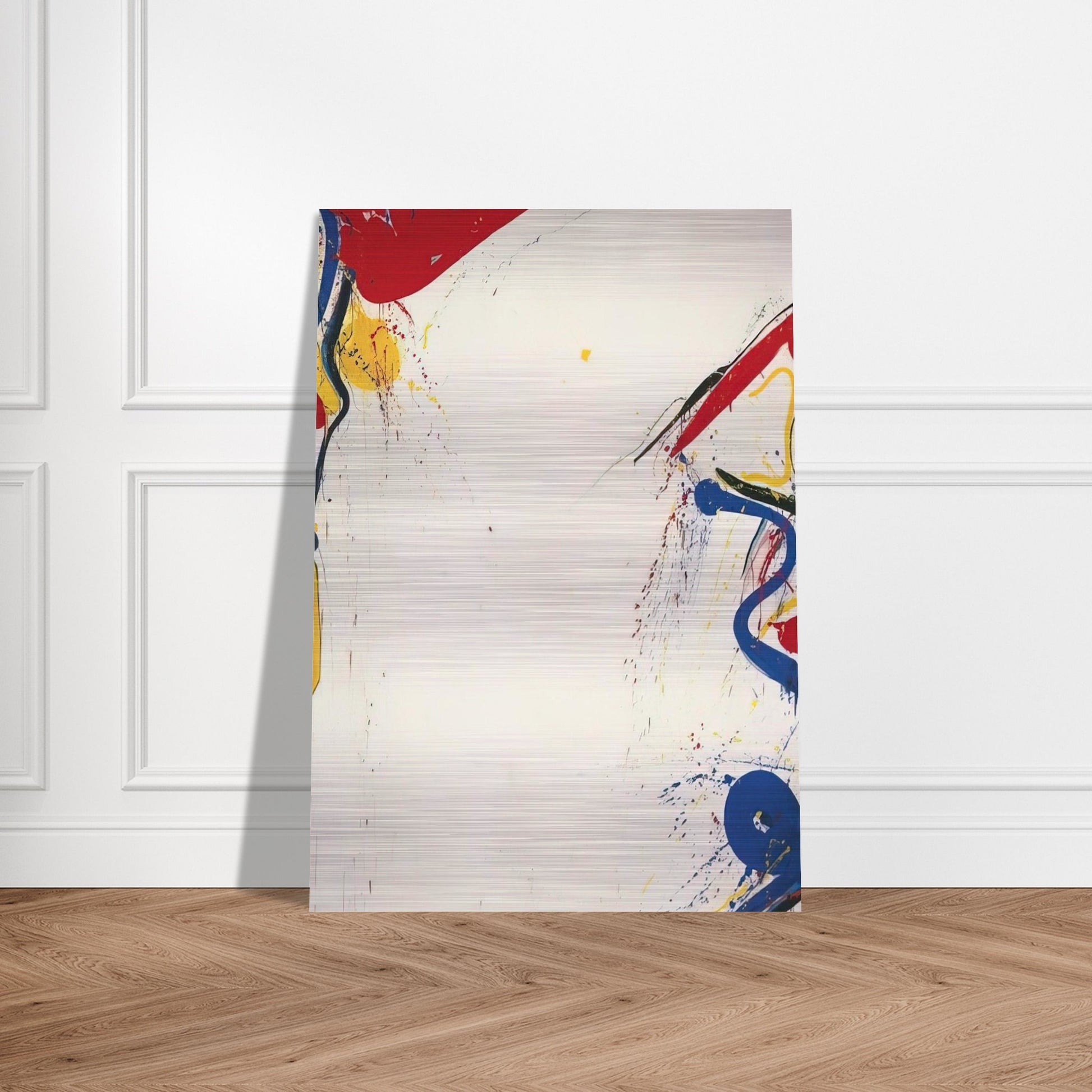 When White - Sam Francis Brushed Aluminum Print - 70x100 cm / 28x40 inches | Sam Francis Aluminum Print | Sam Francis Prints