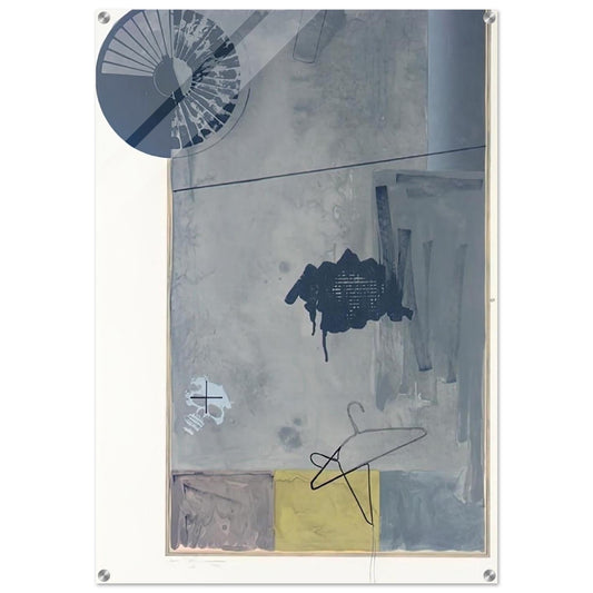 EVIAN - Jasper Johns Acrylic Print - 70x100 cm / 28x40″ inches