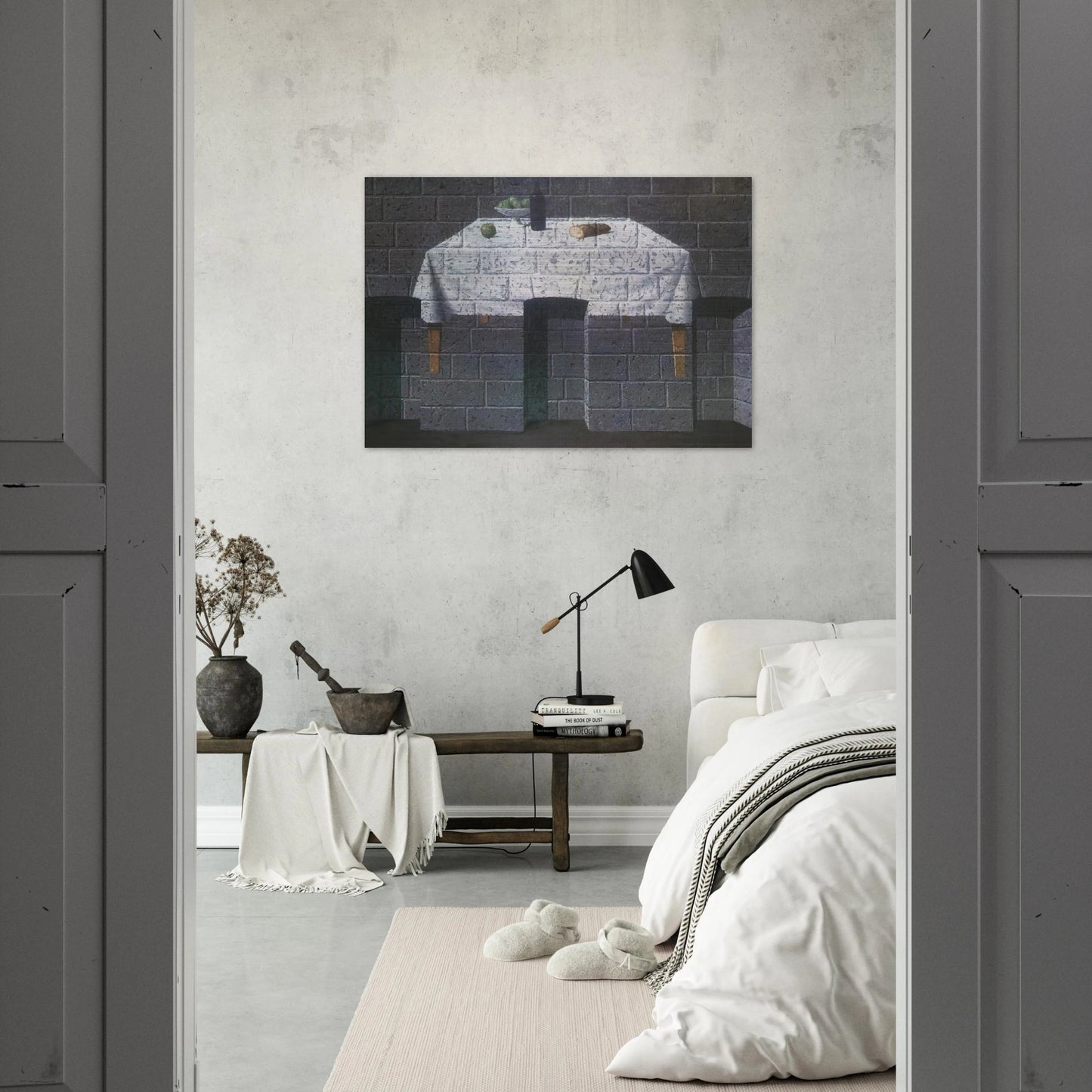 THE ENDEARING TRUTH 1966 - Rene Magritte Brushed Aluminum Print - 70x100 cm / 28x40 inches | Rene Magritte Aluminum Print | Rene Magritte Prints