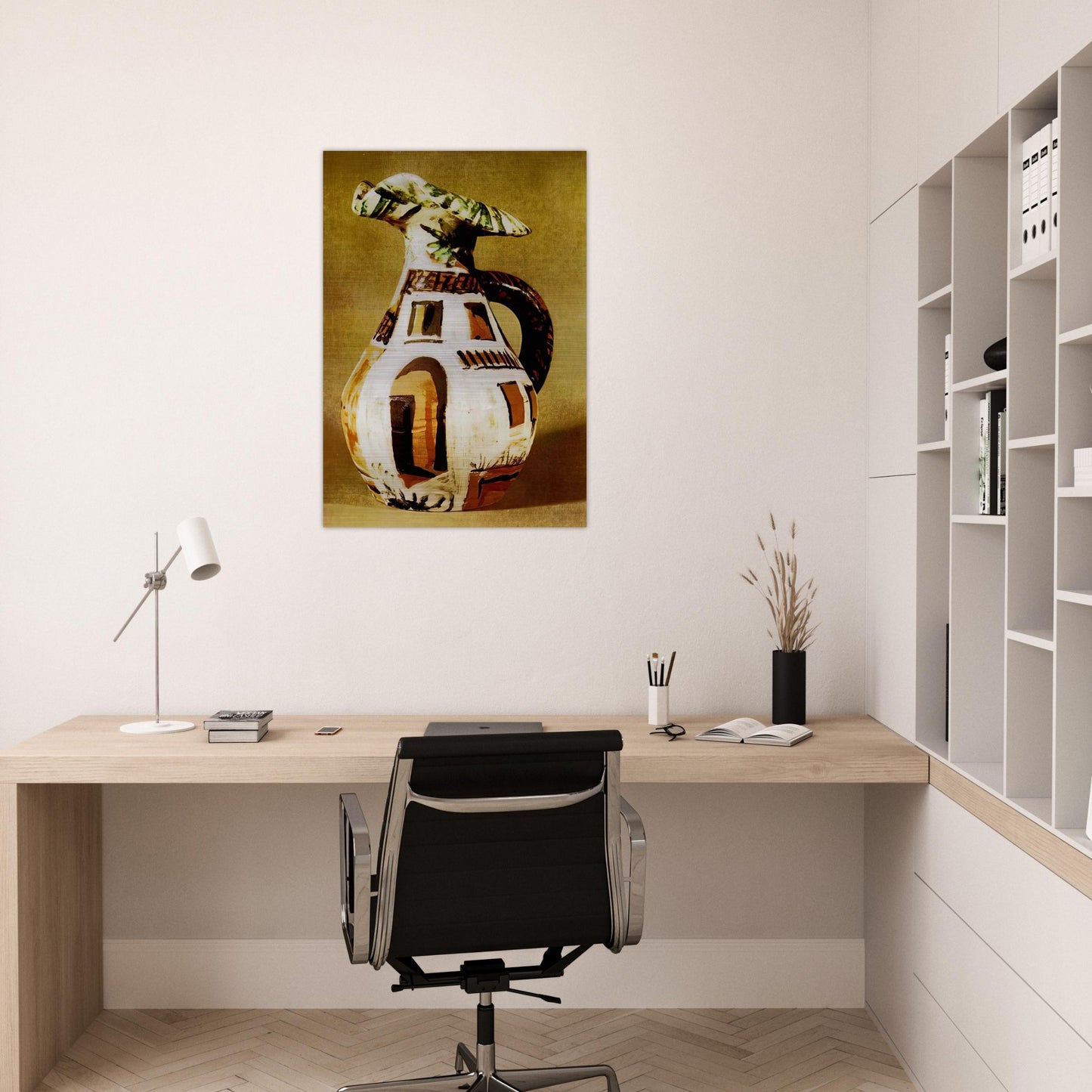 Jug with handle - Pablo Picasso Brushed Aluminum Print - 70x100 cm / 28x40 inches | Pablo Picasso Aluminum Print | Pablo Picasso Prints