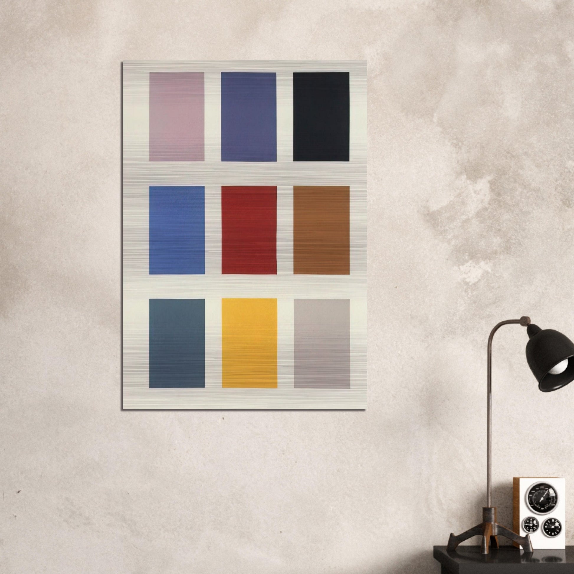 COLOR CHART NO 139 1 1966 - Gerhard Richter Brushed Aluminum Print - 70x100 cm / 28x40 inches | Gerhard Richter Aluminum Print | Gerhard Richter Prints