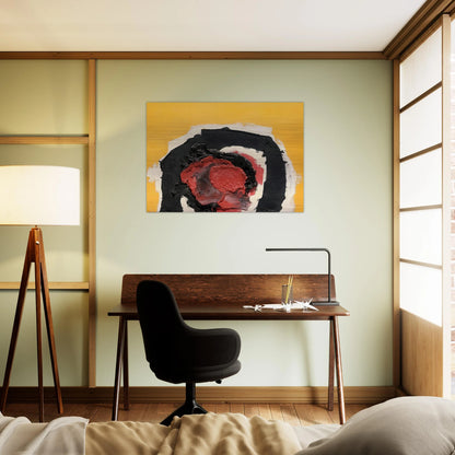 UNTITLED 1964 - Luis Feito Brushed Aluminum Print - 70x100 cm / 28x40 inches | Luis Feito Aluminum Print | Luis Feito Prints