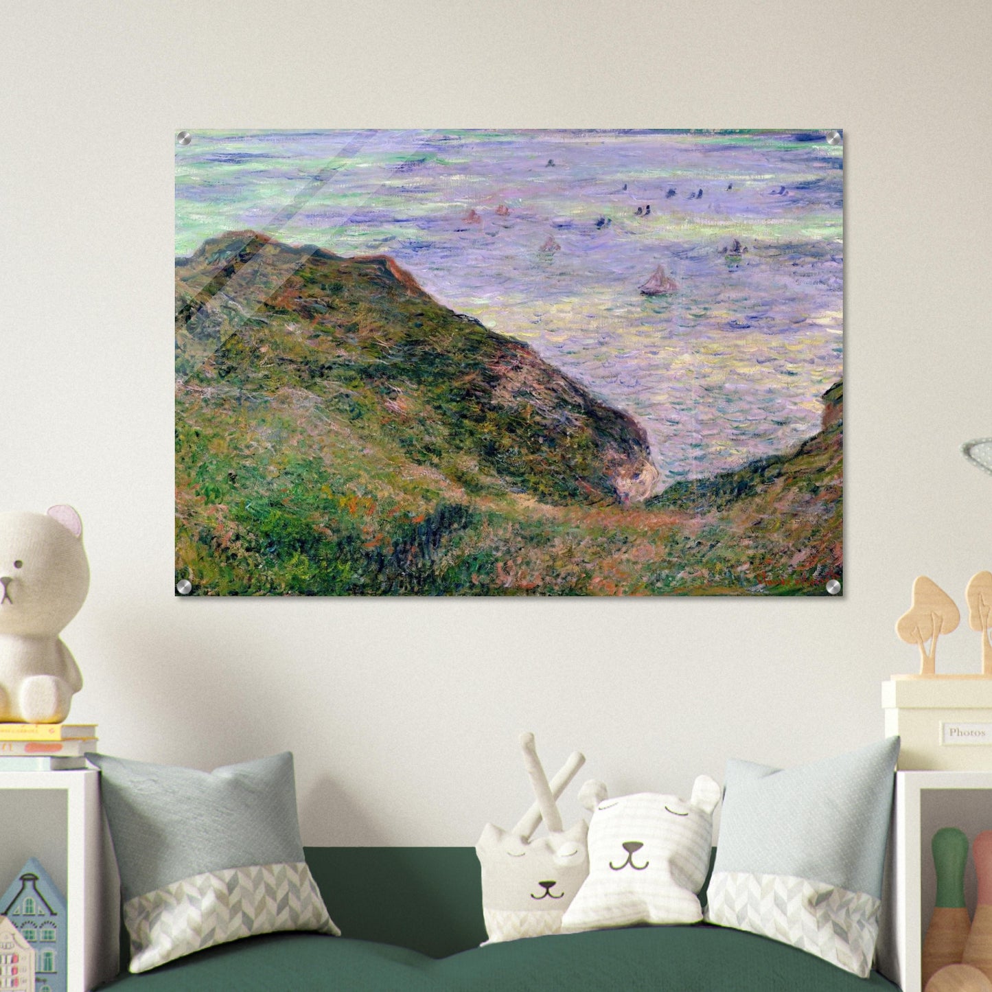 View Over the Sea - claude monet Acrylic Print - 70x100 cm / 28x40″ inches