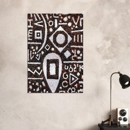 Inbalance of Time - Richard Pousette-Dart Brushed Aluminum Print - 70x100 cm / 28x40 inches | Richard Pousette-Dart Aluminum Print | Richard Pousette-Dart Prints