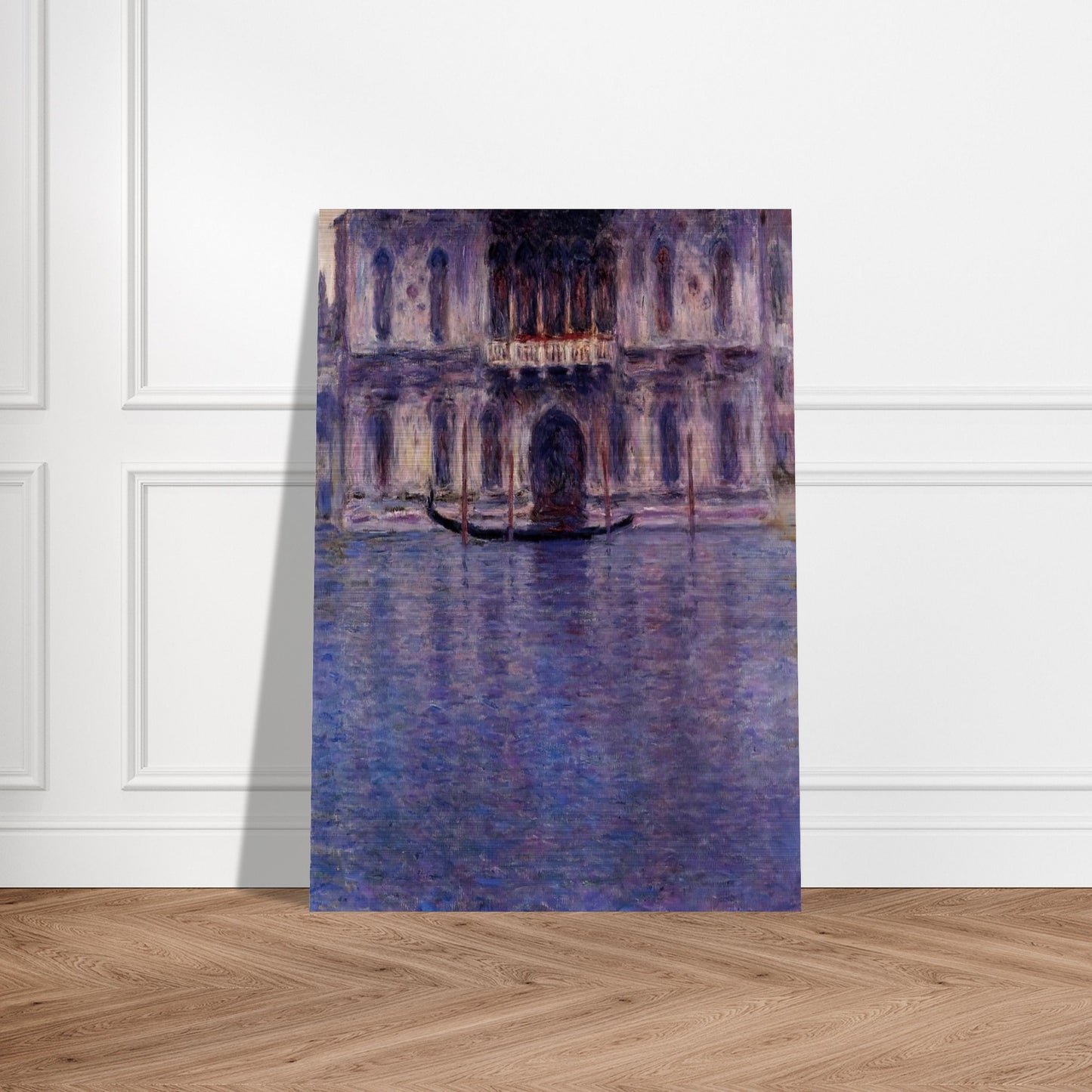 Palazzo Contarini 2 - claude monet Brushed Aluminum Print - 70x100 cm / 28x40 inches | claude monet Aluminum Print | claude monet Prints