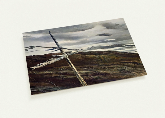 DODGES RIDGE 1947 By Andrew Wyeth Pack of 10 Post Cards | Andrew Wyeth Post Cards | A6 (10.5 x 14.8 cm) - 4.1 x 5.8 inches