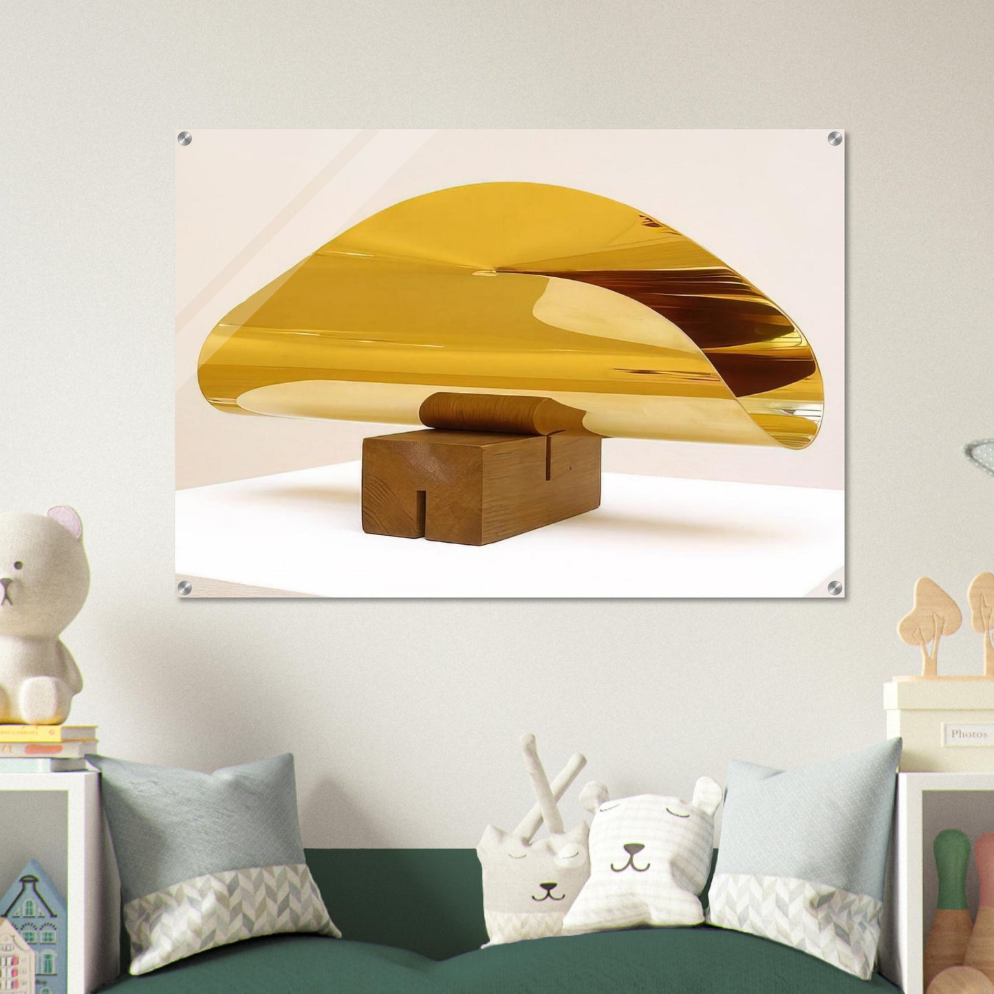 Fläche im Raum von einer Linie begrenzt - 1952 - Max Bill Acrylic Print - 70x100 cm / 28x40″ inches