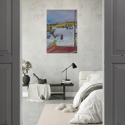 Chabot Valley - Richard Diebenkorn Brushed Aluminum Print - 70x100 cm / 28x40 inches | Richard Diebenkorn Aluminum Print | Richard Diebenkorn Prints