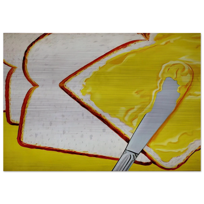 White Bread - James Rosenquist Brushed Aluminum Print - 70x100 cm / 28x40 inches | James Rosenquist Aluminum Print | James Rosenquist Prints