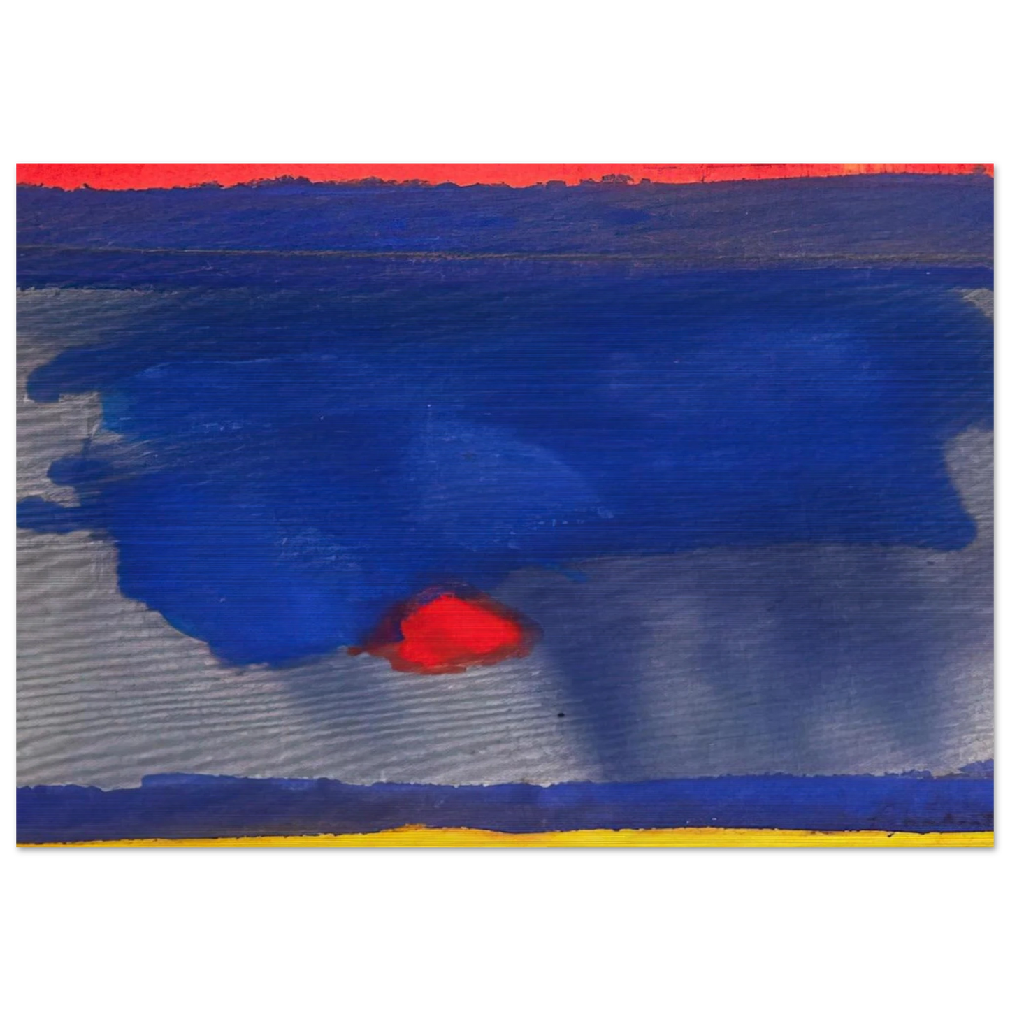 Provincetown - 1964 - Helen Frankenthaler Brushed Aluminum Print - 70x100 cm / 28x40 inches | Helen Frankenthaler Aluminum Print | Helen Frankenthaler Prints