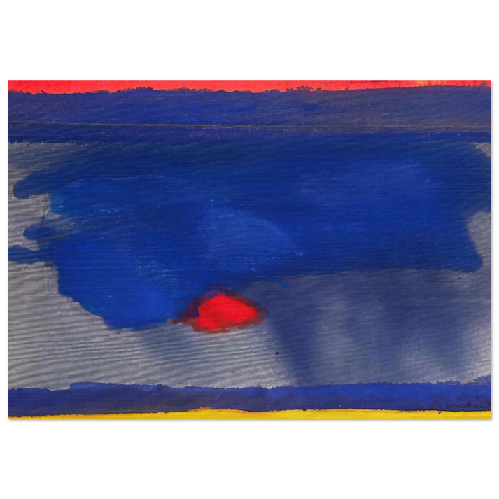 Provincetown - 1964 - Helen Frankenthaler Brushed Aluminum Print - 70x100 cm / 28x40 inches | Helen Frankenthaler Aluminum Print | Helen Frankenthaler Prints