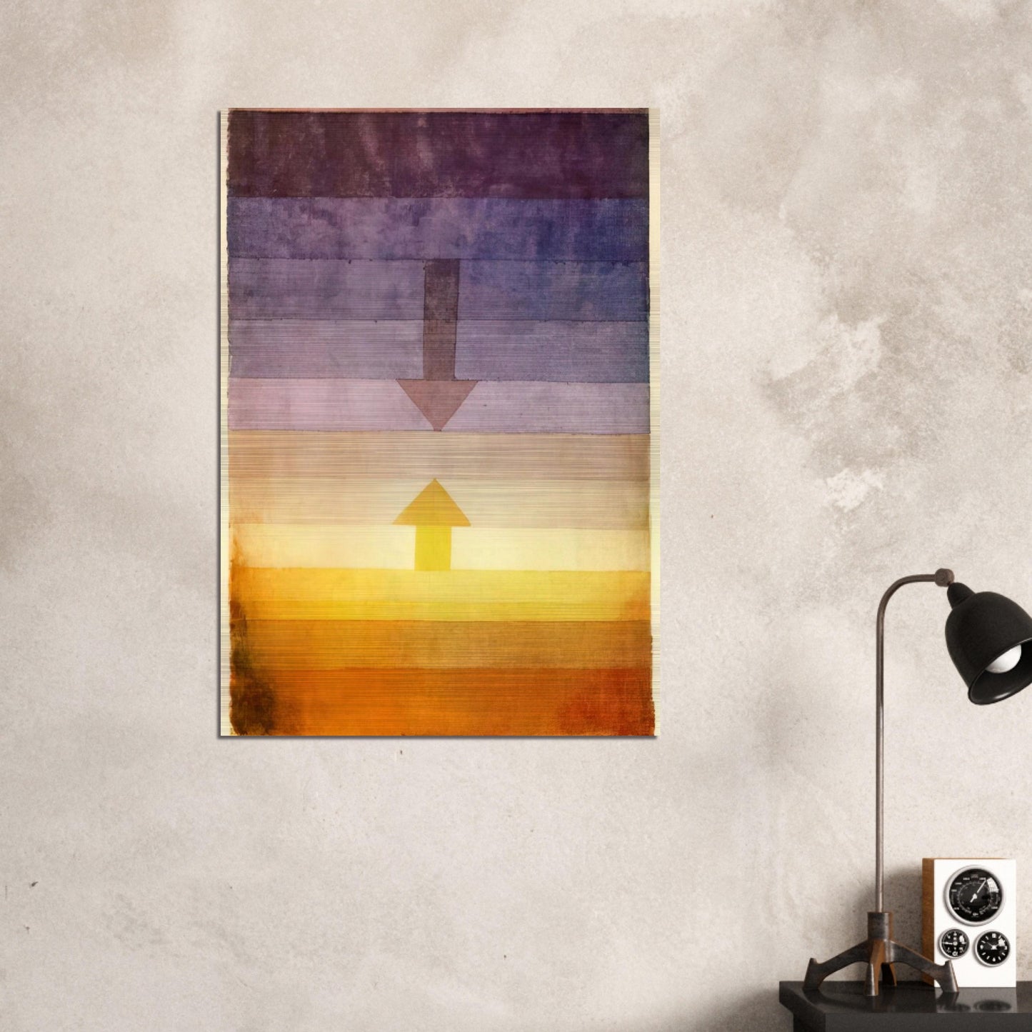 SEPARATION IN THE EVENING 1922 - Paul Klee Brushed Aluminum Print - 70x100 cm / 28x40 inches | Paul Klee Aluminum Print | Paul Klee Prints
